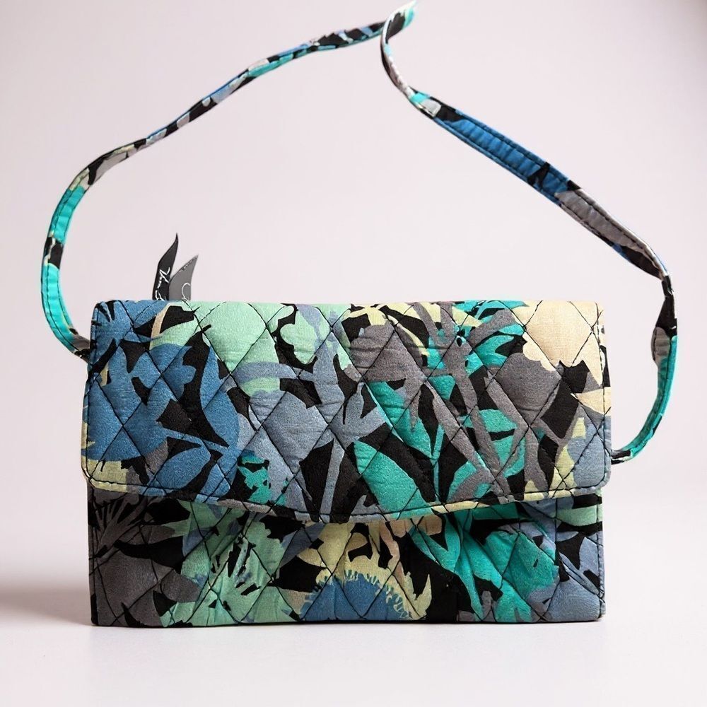 Vera Bradley Crossbody Wallet - Camofloral